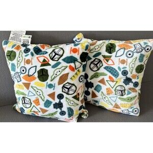 Disney Star Wars Mandalorian 2 Throw Pillows The Big One Kids 16 x 16 in New